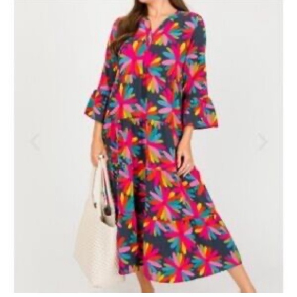 Michelle Mcdowell Dresses & Skirts - Michelle McDowell Full Color Bennett Style Floral Dress XXL